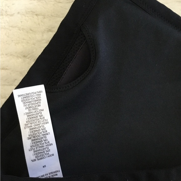 Nike Women's Plus Solid Indy Sports Bra Black Size 2X lot 2 - Picture 9 of 9